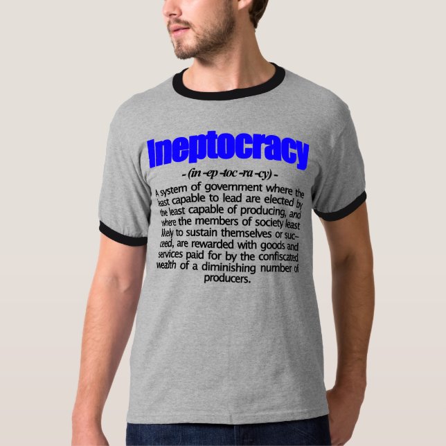 Ineptocracy Definitions-T - Shirt (Vorderseite)
