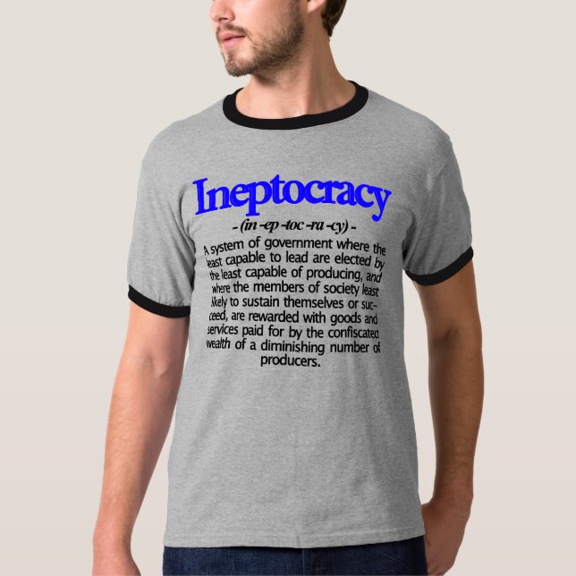 Ineptocracy Definitions-T - Shirt (Vorderseite)