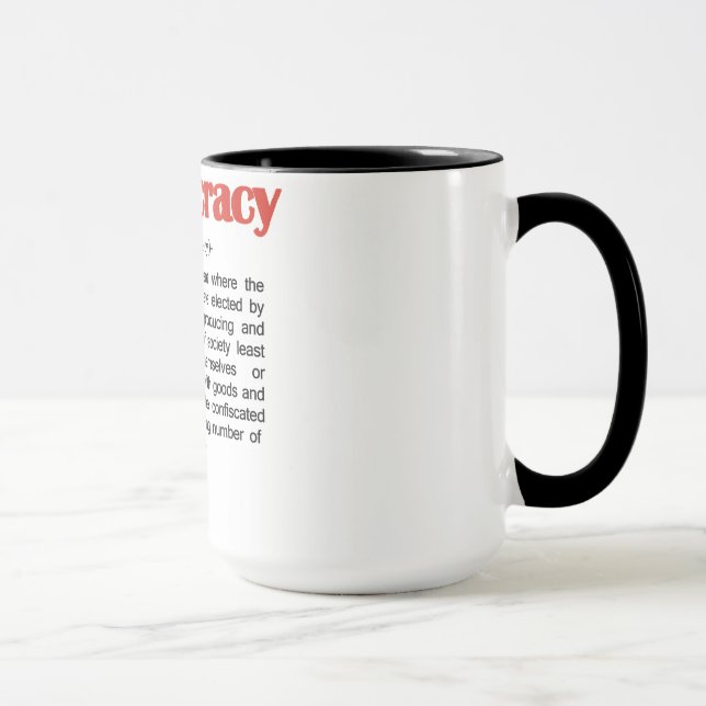 Ineptocracy Definitions-Tasse Tasse (Rechts)