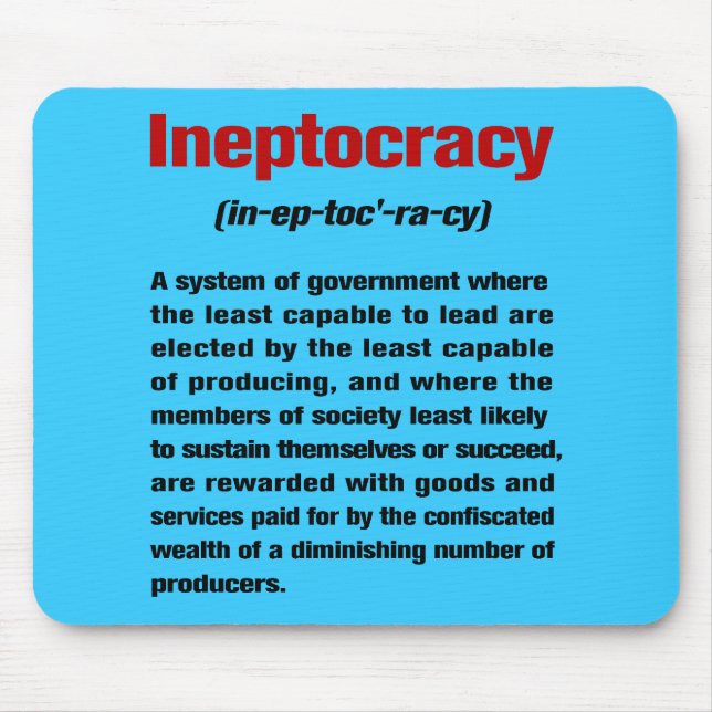 Ineptocracy Mousepad (Vorne)