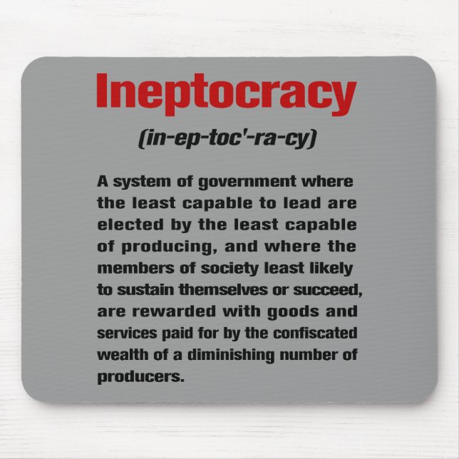 Ineptocracy Mousepad (Vorne)