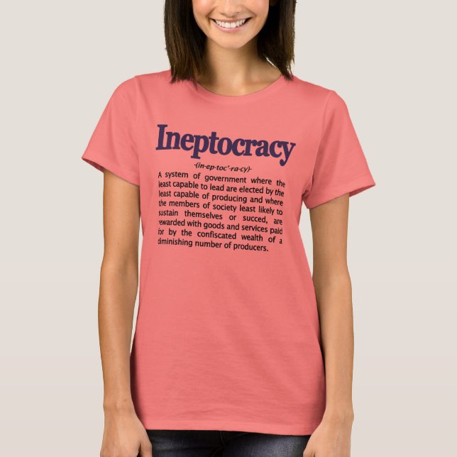 Ineptokratie Definition T - Shirt (Vorderseite)