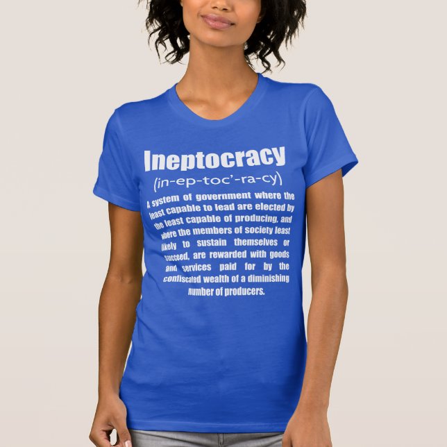 Ineptokratie T-Shirt (Vorderseite)