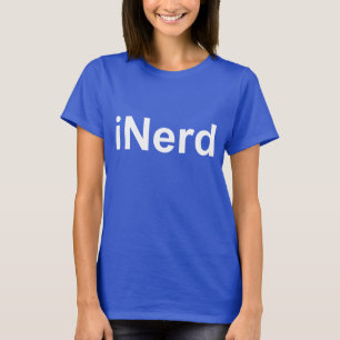 iNerd nicht iPhone oder iPad witziger lustiger Hoo T-Shirt