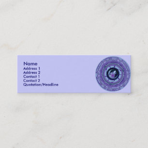 Inez NachtVisitenkarten Mini Visitenkarte