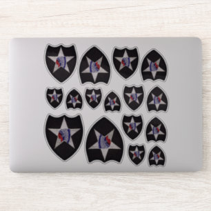 INF Infanterieabteilung Indischer Leiter Aufkleber