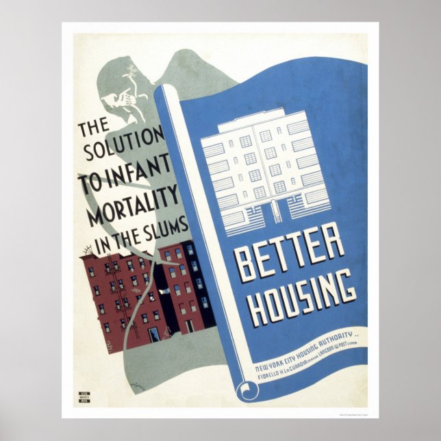 Infant Mortality Solution 1936 WPA Poster (Vorne)