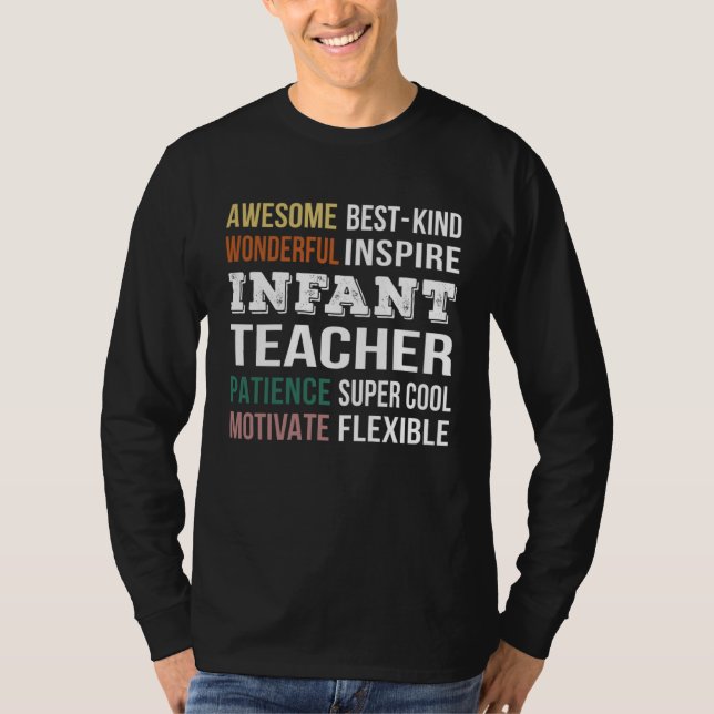 Infant Teacher  Appreciation T-Shirt (Vorderseite)
