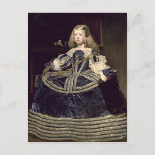 Infanta Margarita in Blue, 1659 Postkarte