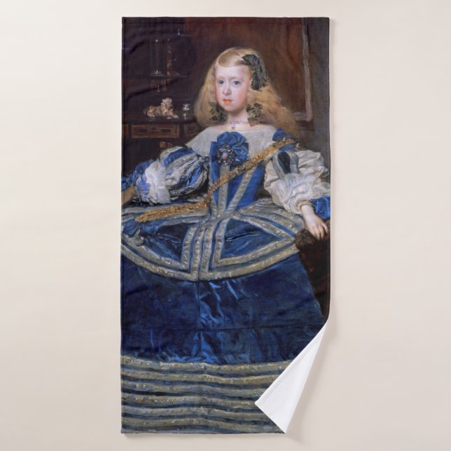 Infanta Margarita Teresa Blue Dress, Velazquez Badehandtuch (Badehandtuch)
