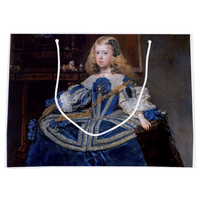 Infanta Margarita Teresa Blue Dress, Velazquez Große Geschenktüte (Vorderseite)