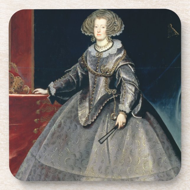 Infanta Maria Theresa (1638-83) c.1646 (Öl kann an Getränkeuntersetzer (Vorderseite)