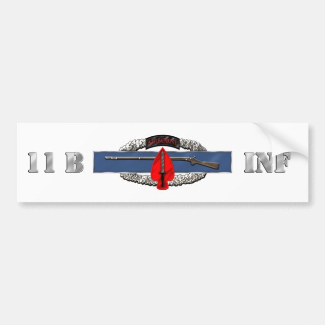 INFANTERIE 11B USASOC AUTOAUFKLEBER (Vorne)