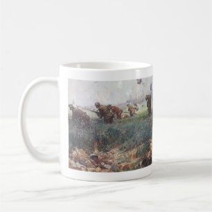 Infanterie Bajonettangriff WW1 Kaffeetasse