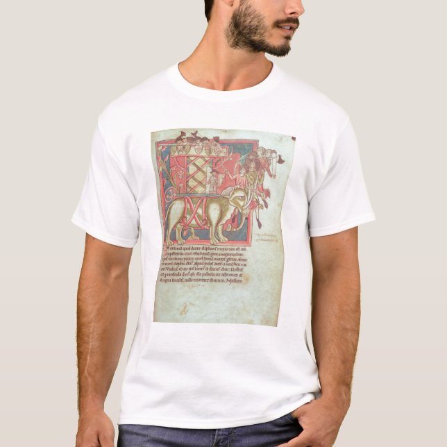 Infanterie, die einen Elefanten in Angriff nimmt T-Shirt (Vorderseite)