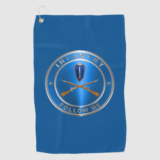 Infanterie Golfhandtuch (Vorderseite)