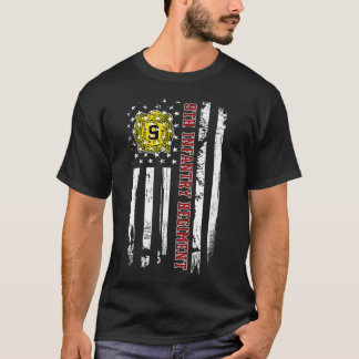 Infanterie Regiment Veteran USA Flag Veterans Da T-Shirt