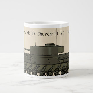 Infanterie Tank Mk IV Churchill VI Classic British Jumbo-Tasse
