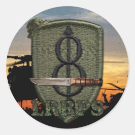 Infanteriedivision lrps lrrp vietnam war Patch Runder Aufkleber