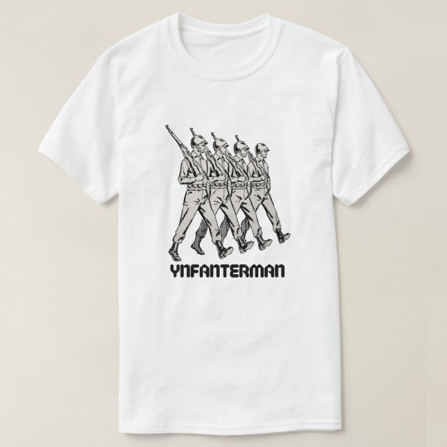Infanterist auf Frisisch - Synfanterman T-Shirt (Design vorne)