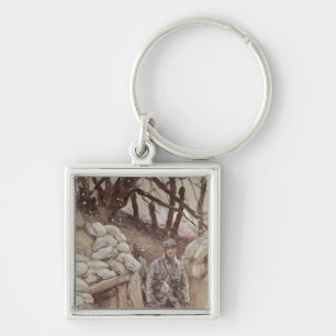 Infanteristen in einem Graben, Notre-Dame de Schlüsselanhänger