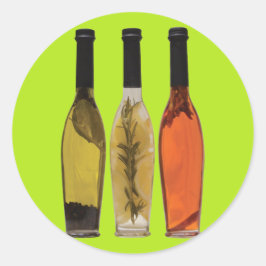 Infekte Öle Runder Aufkleber