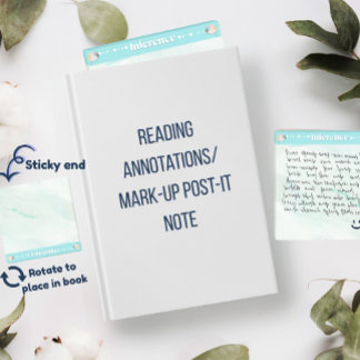 Inference Acrylic Reading Annotation Note Post-it Klebezettel