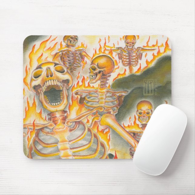 Infernal Legions Kuriosität Mousepad (Mit Mouse)