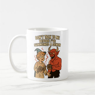 Infernal Roast Funny Coffee Tasse D&D Wizard