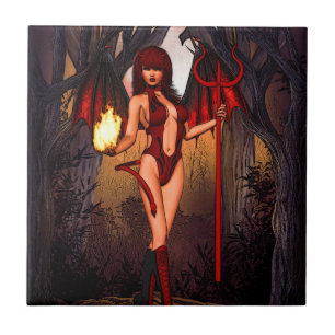 Infernal Temptress" Fliese