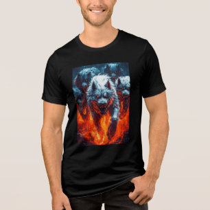 Infernal Wolf Pack Tri-Blend-Shirt Tri-Blend Shirt