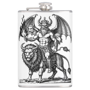 Infernalischer Asmodeus Flachmann