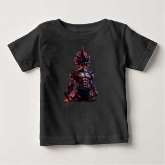 Inferno Anime Warrior Kids T - Shirt - Schwarzes F