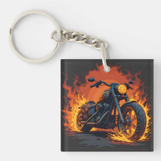 Inferno auf zwei Rädern Schlüsselanhänger