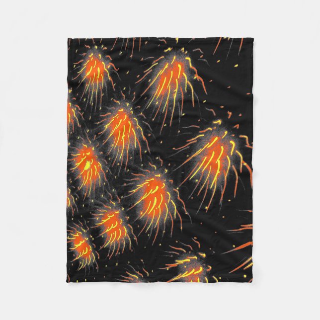 Inferno Comet Trails Fleece Blanket (Vorderseite)