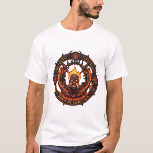 Inferno Crest T-Shirt – Dämonisches Feuer-Emblem