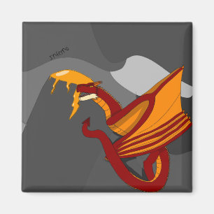 Inferno der Feuerdrache Magnet