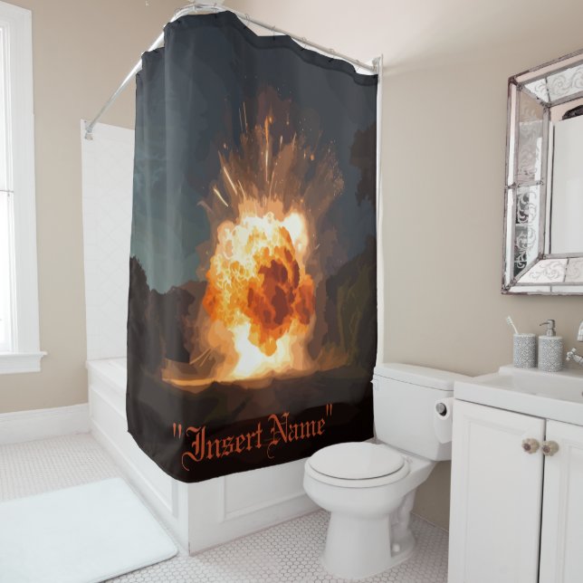 Inferno Duschvorhang (Beispiel)