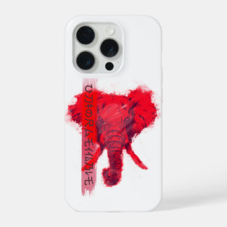 Inferno-Elefant iPhone 15 Pro Hülle