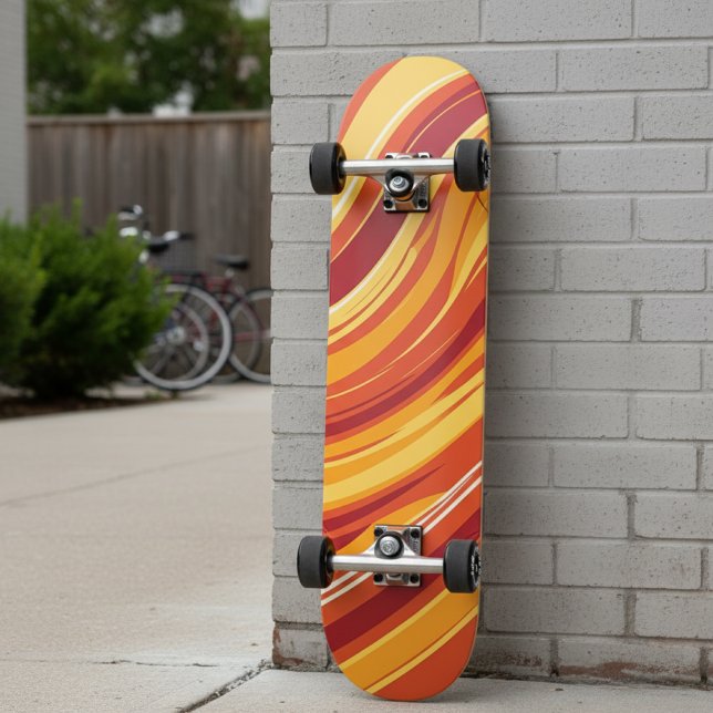 Inferno Flow - Abstrakter Skateboard (Von Creator hochgeladen)
