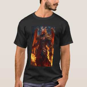 "Inferno Guardian: Mythische Feuerkreatur, T- T-Shirt