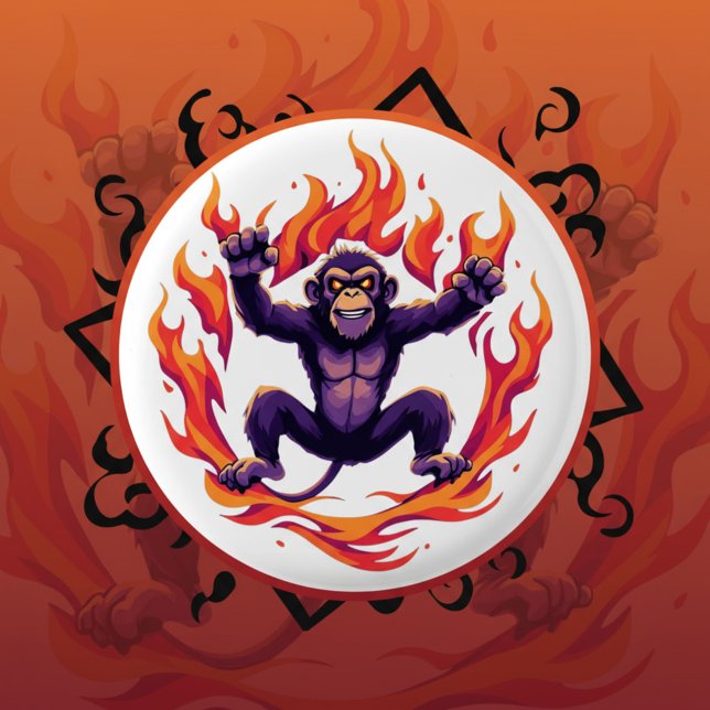 Inferno Monkey Button (Von Creator hochgeladen)