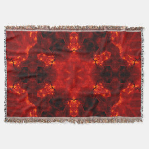 Inferno Nexus - Fiery Kaleidoskop Art Decke