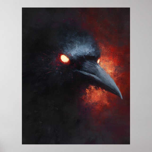 Inferno-Raben-Profil Poster (Vorne)