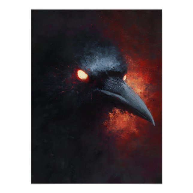 Inferno-Raben-Profil Poster (Vorderseite)