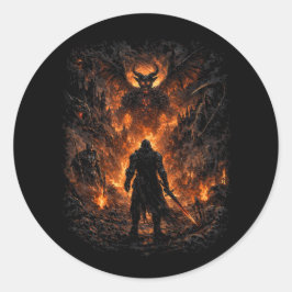 Inferno’s Gate Runder Aufkleber