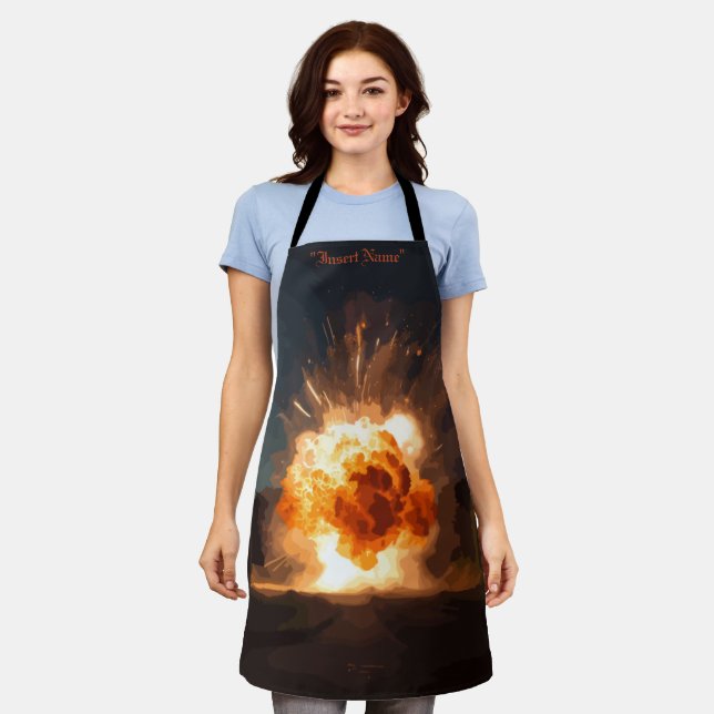 Inferno Schürze (Getragen)