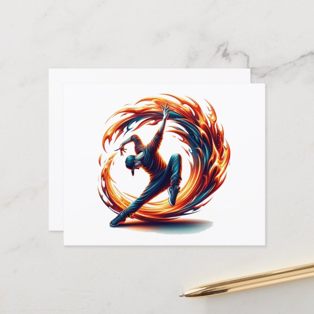 Inferno Spin - Den Geist des Breakdance (Vorderseite/Rückseite Beispiel)