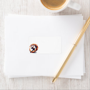 Inferno Spin - Den Geist des Breakdance Adressaufkleber