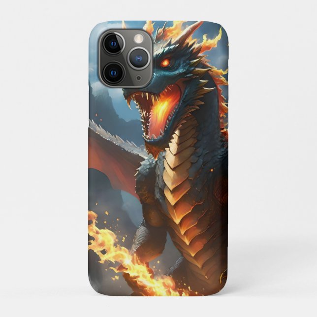 "Infernos Atem: Die Flamme des Drachen" Case-Mate iPhone Hülle (Rückseite)
